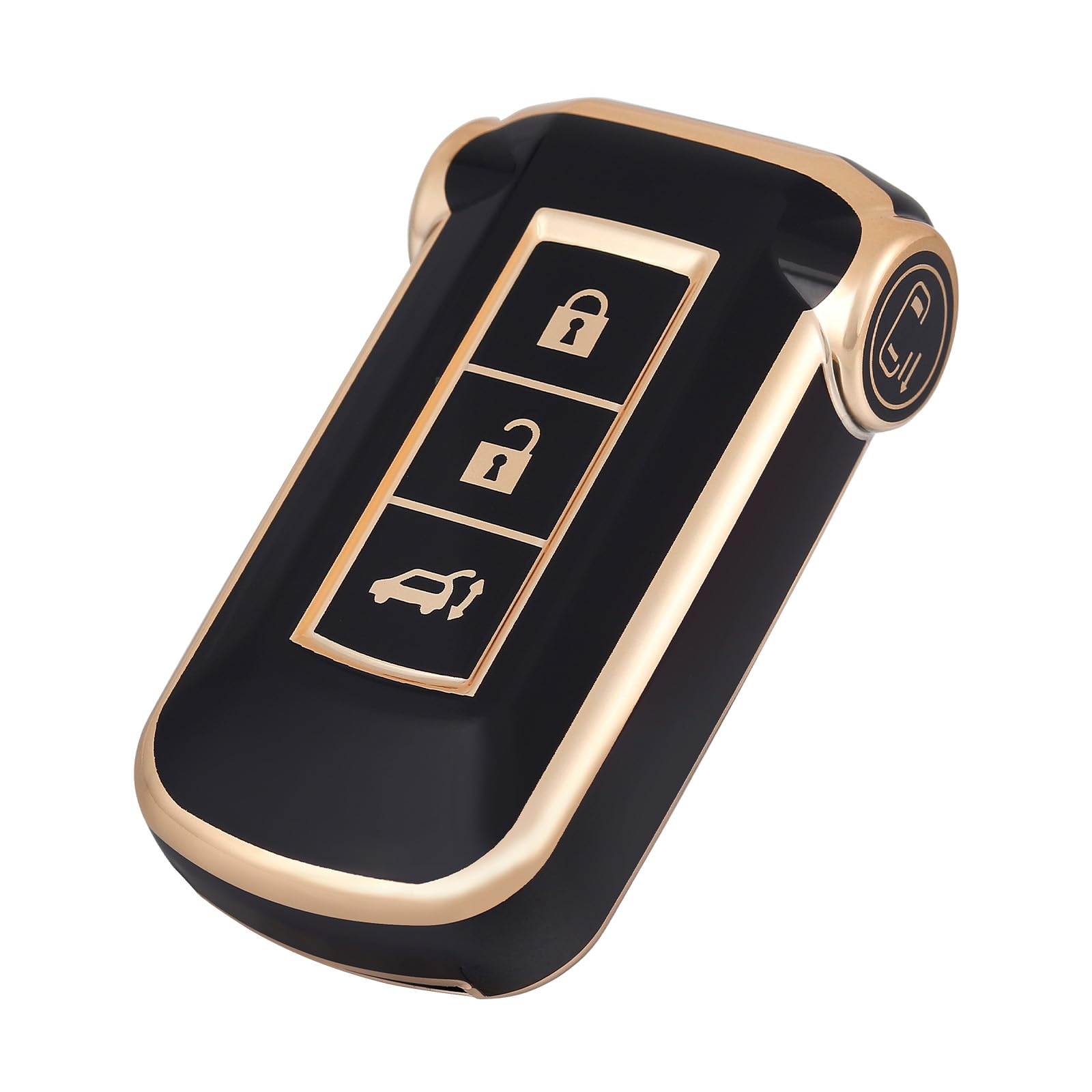 

[OFFCURVE] Чехол для ключа, предназначенный для Mitsubishi Delica D5, Новый ключ для автомобиля Delica, Материал ТПУ, Водонепроницаемый, чёрный