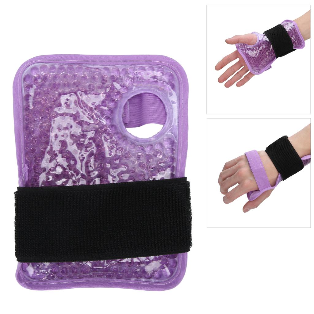 Wrist Ice Pack Wrap Reusable Hot and Cold Therapy Gel Pain Relief for Injuries Arthritis