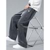 Foreign Trade Surplus Spring and Autumn New Style Loose Corduroy Casual Pants for Men, Versatile Straight-Leg Drawstring Thickened Long Pants