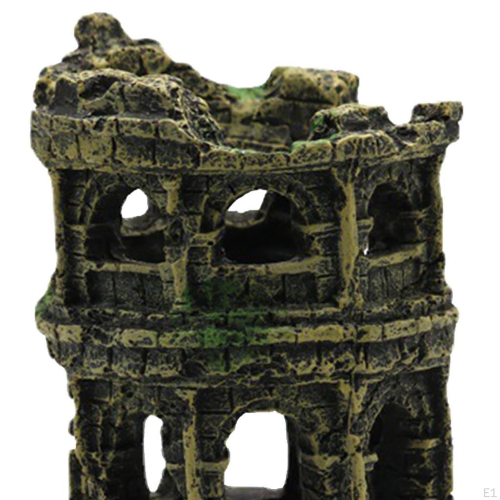 Aquarium Decoration Ancient Rome Figurine Artificial Multifunctional Craft Fishes Tank