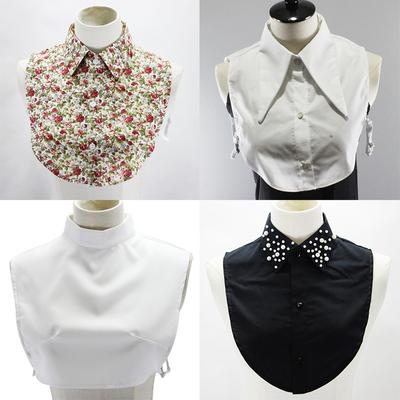 43 Stile Fake Kragen Stehkragen Hemd Abnehmbarer Kragen Damen Spitze Blumen Falscher Kragen Halbhemdbluse Faux Col