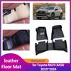 Car Floor Mat for Toyota RAV4 XA50 ~2024   Waterproof Leather Foot Inner Liner Carpet Pad  Cover Accessories