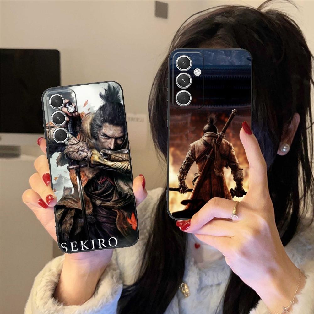 Sekiro Shadows Smart Mobile Cell Phone Case for Samsung Galaxy S24 S23 S22 S21 S20 S10 S9 Plus FE Ultra Lite Black Cover Shell