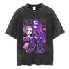 Nana Osaki Anime Tričko Vintage Vyprané Y2K Estetika Unisex Oversized Krátký Rukáv Letní Bavlna Retro Streetwear 2026 Horký Výprodej