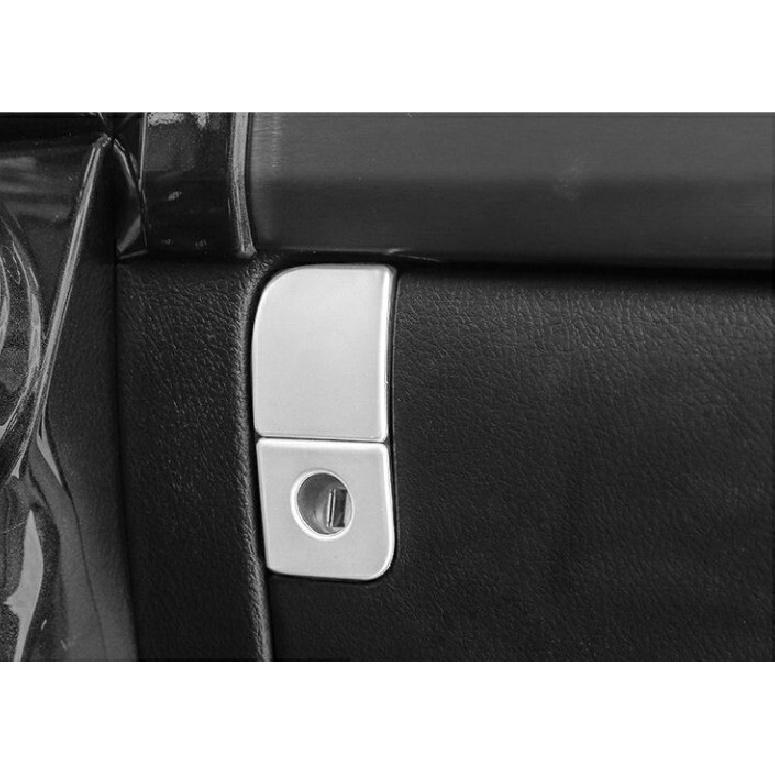 For Toyota 4Runner 2010-2024 ABS Matte Silver Co-pilot Storage Switch Cover Trim