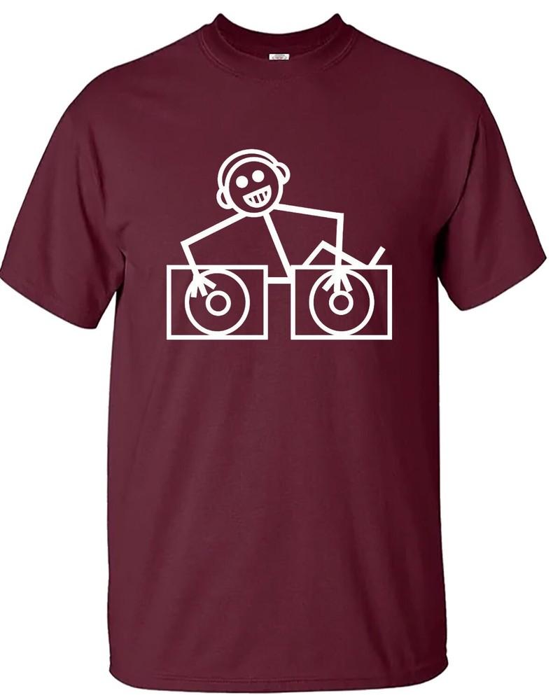 Dj Club Dance Tshirt Mens Rave Music House Cool Funny Hooj Choons Tunes Top