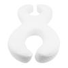 Face Pillow for Side Sleepers Memory Foam 2 Holes Soft Washable Ear Piercing Pillow for Deep Sleepin