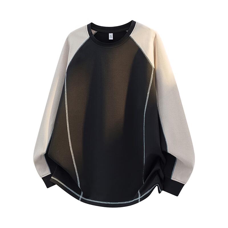 Wassup Sohot Męska bluza crewneck w blokach kolorystycznych