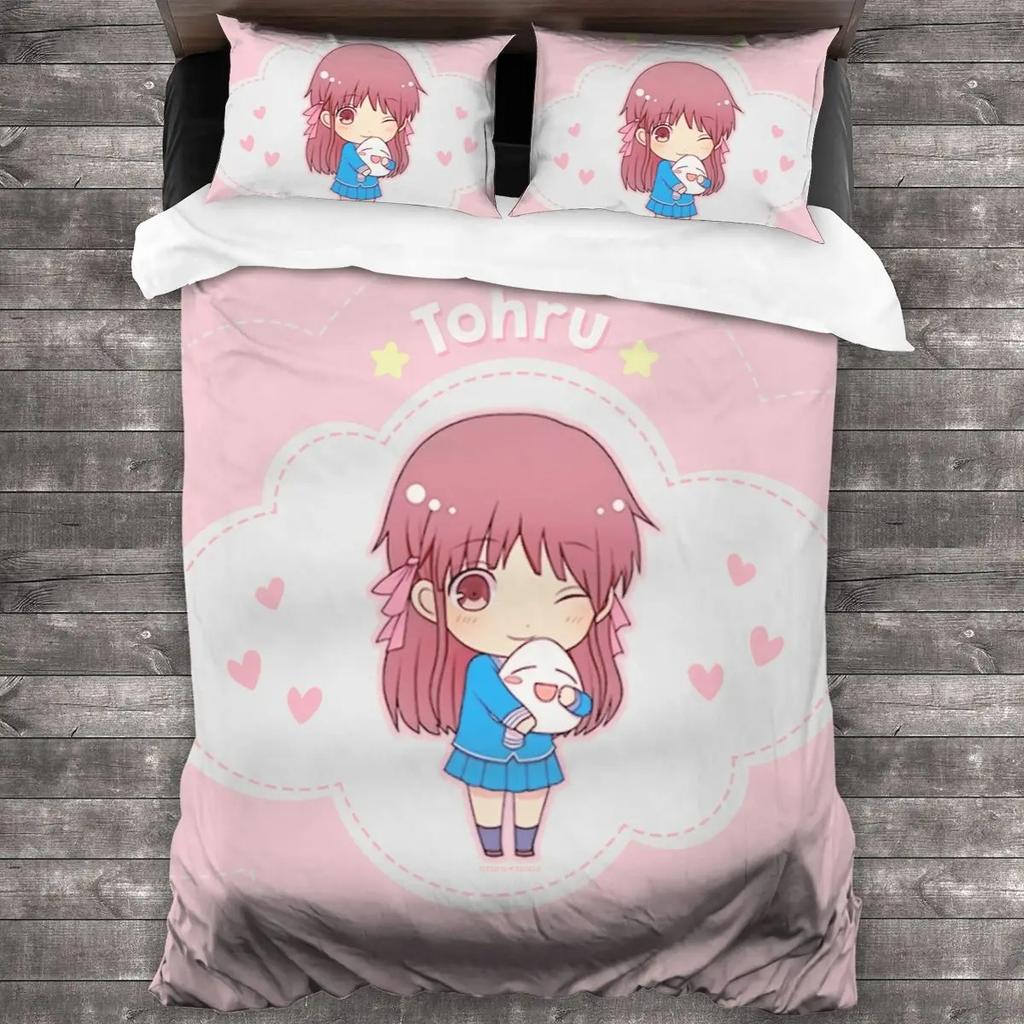 Fruits Basket Al Season Beding Set Single Twin Ful Quen King-Sized Dimensionsd Dimensions Bed Linen Set Aldult Kid Bedrom Duvet cover Sets 3D Print 01