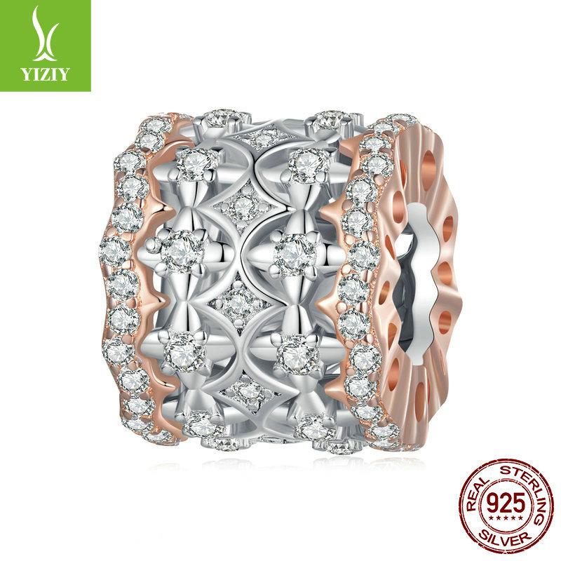 Exquisite Luxury Diy Bracelet Beaded, Accessories Court Style S925 Sterling Silver Bead Pendant