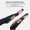 Men's and Women's Anti Slip Work Gloves Motorcycle Riding Sports Gloves Lightweight Breathable Exposed Two Finger Gloves