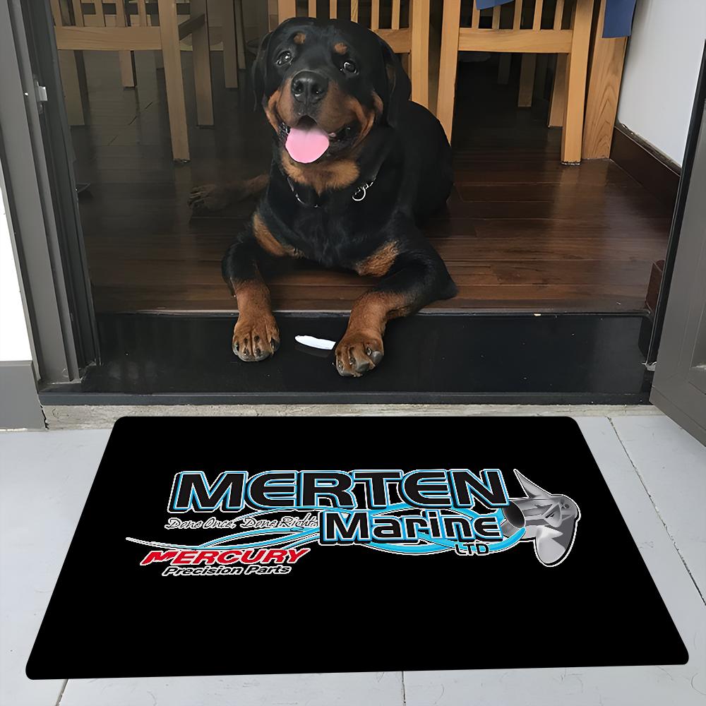 Mercury Racing Door Mat Washable Non-Slip Living Room Sofa Chairs Area Mat Kitchen Welcome Doormat