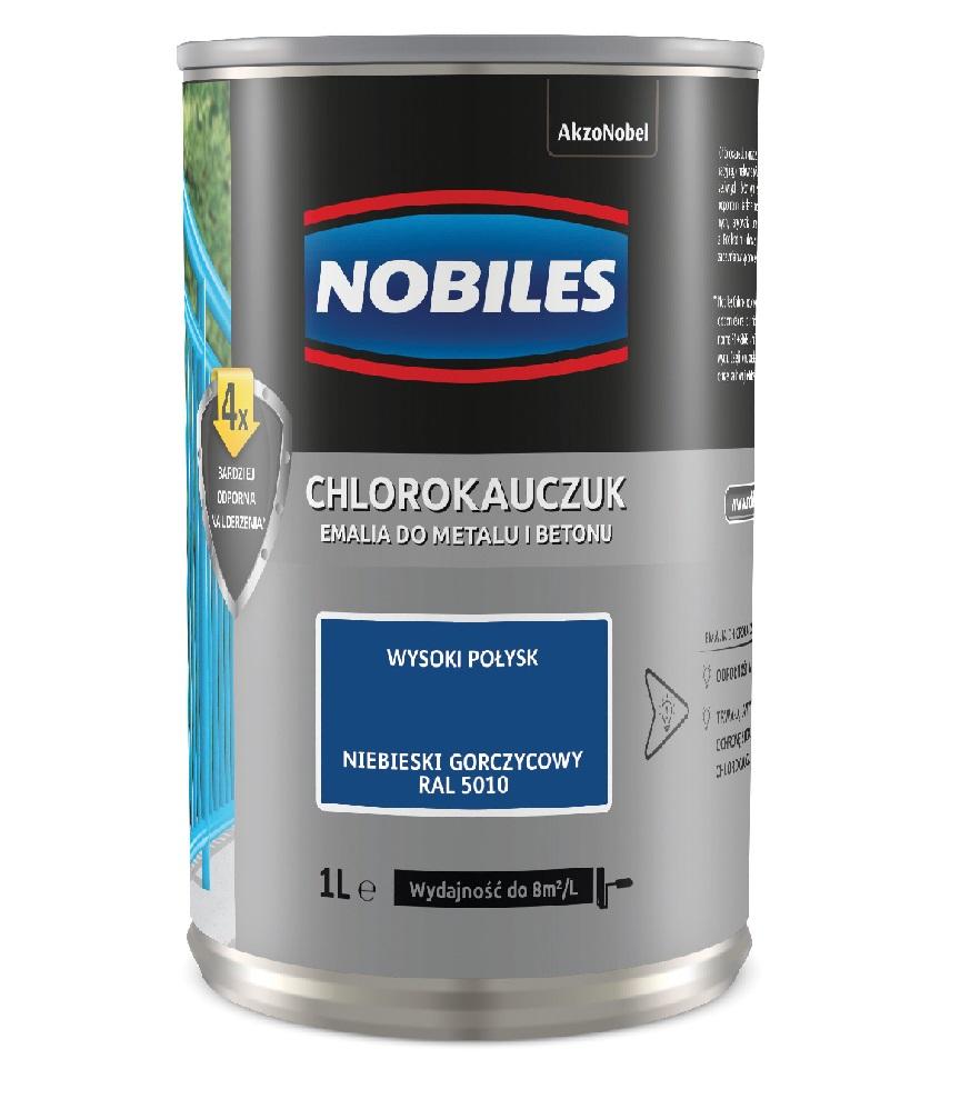 Chlorined Rubber Enamel Mustard Blue Ral 5010 0.9L - 5Emch.Nig1.0