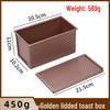 WS Non-stick Gold Corrugated Loaf Pan with Lid