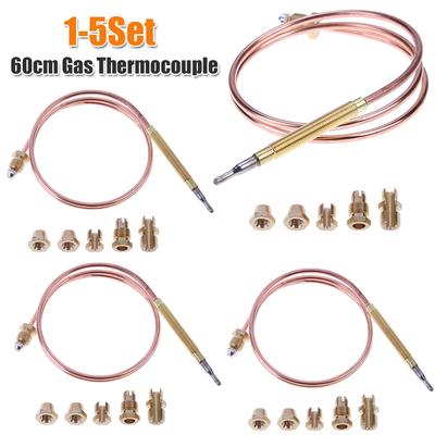 60cm Gas Valve Induction Line Thermocouple Gas Thermocouple for Hot Water Boiler Gas Appliances Ovens