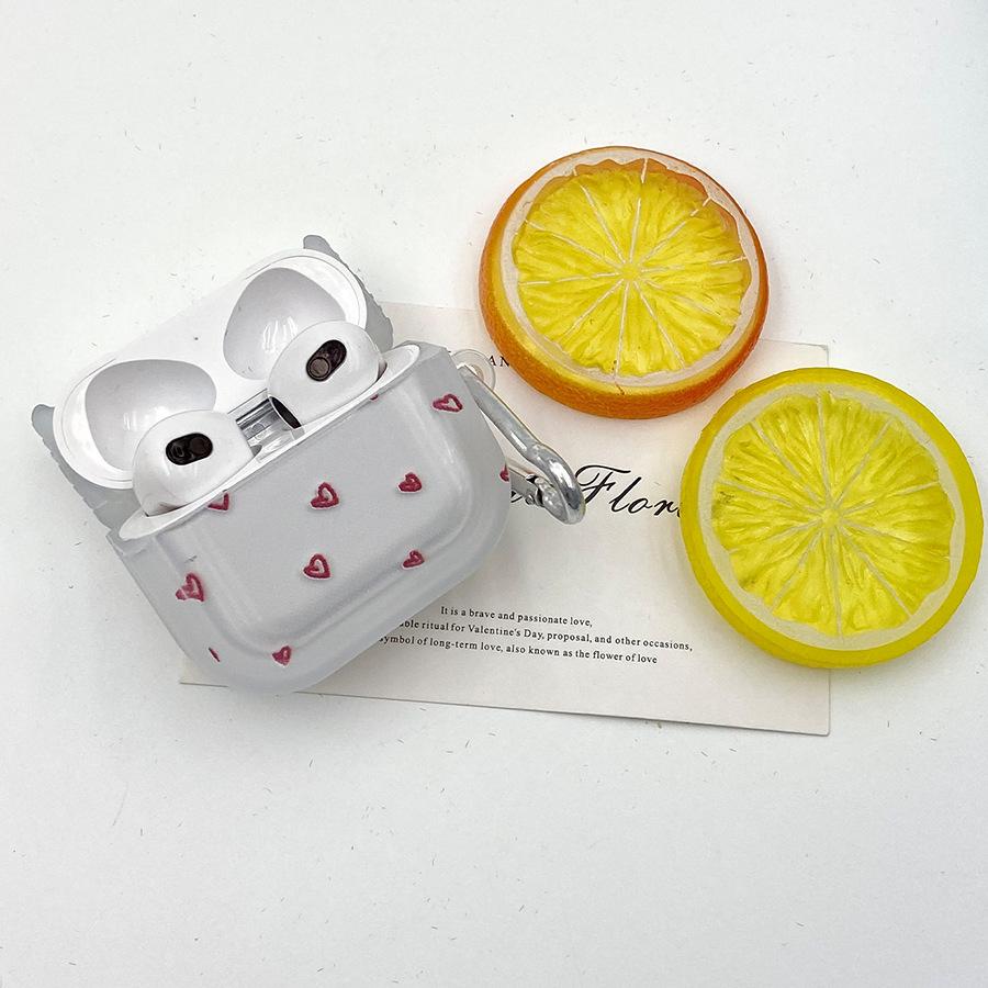 Simple love Apple Bluetooth headset protective cover earphone case is suitable for Apple 1st generation/1st generation wireless earphone cover