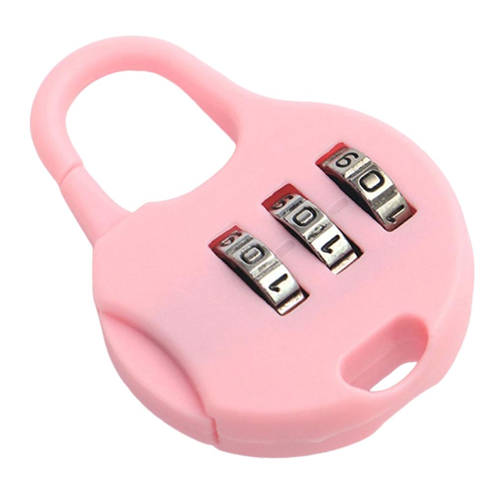 3-Digit Luggage Combination Locks Zinc Plastic Number Password Code Lock for Locker Drawer Toolkit Cabinets