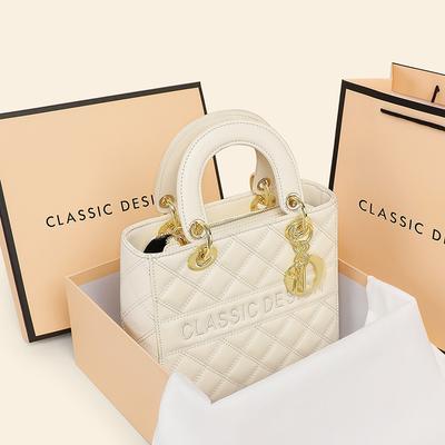 Damen Herbst und Winter Neue Damentaschen Konkubinentaschen, Umhängetaschen High-End-Nischenhandtaschen aus echtem Leder