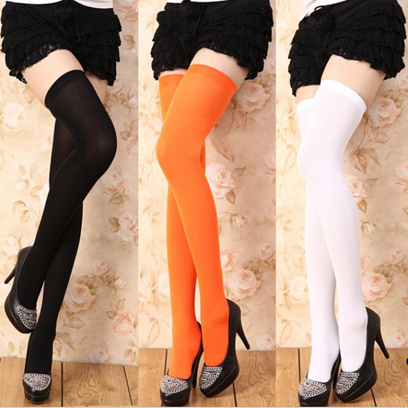 Women Lady Tight Stay Up Thigh High Stockings Multicolor Pantyhose Gift