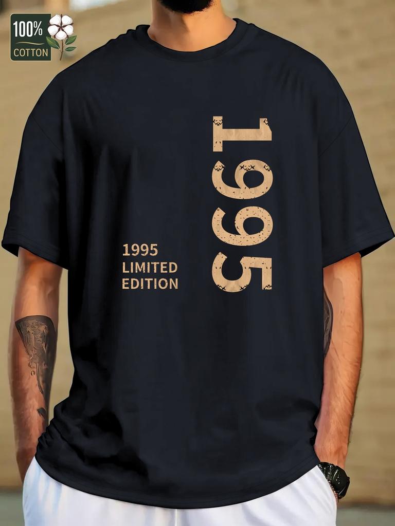 Mens Vintage 1995 Limited Edition TShirt  Soft and breathable cotton shirt for retro 90s style and birthday gifts