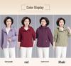 Mother's Day 2026 Stylish Hooded Windbreaker for Middle-Aged Women