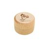 Wooden Milk Teeth Organizer Primary Teeth Tooth Fairy Box Portable Deciduous Tooth Case  Children