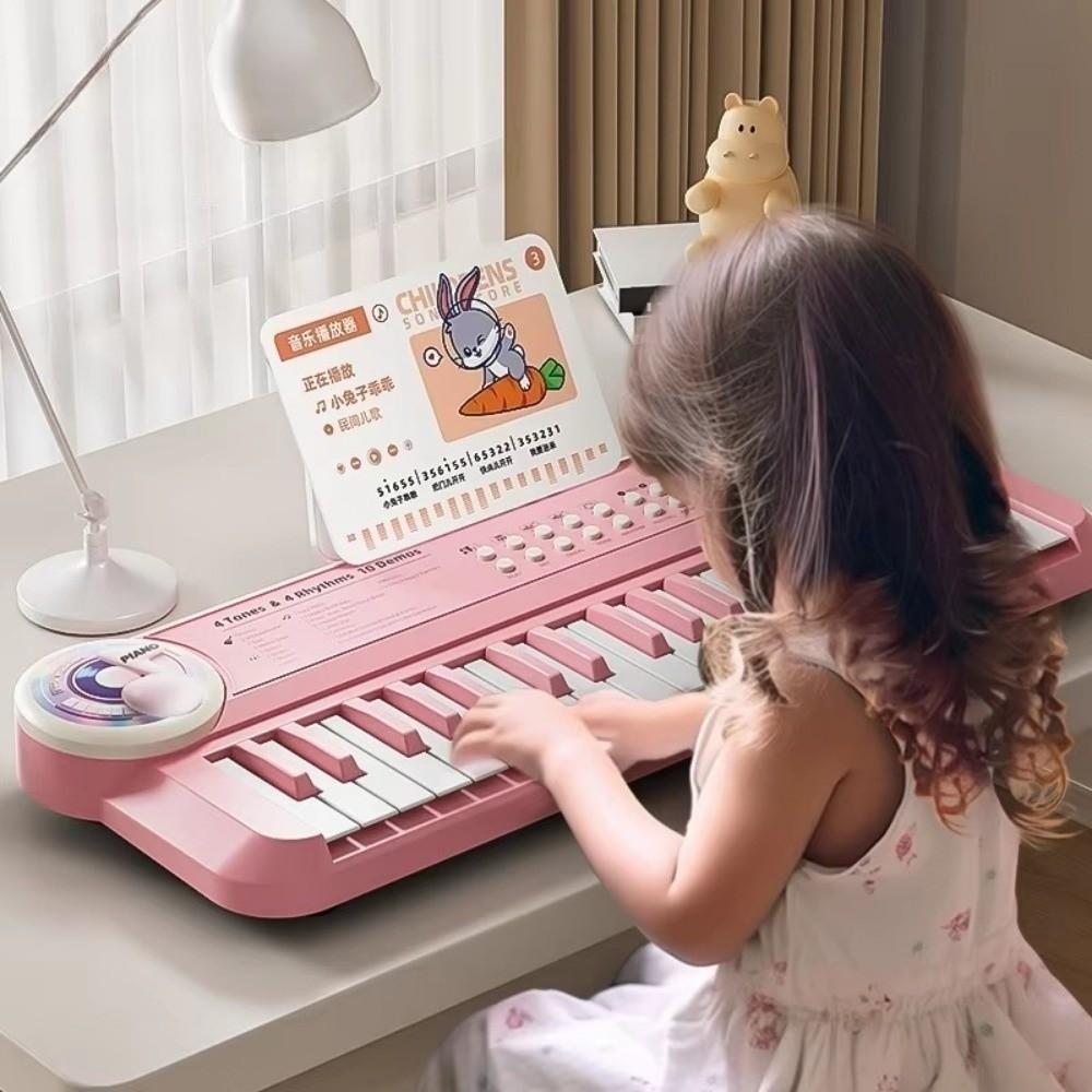 37 Keys Musical Toy Multifunctional Musical Keyboard Kids Piano Keyboard  Early Learning