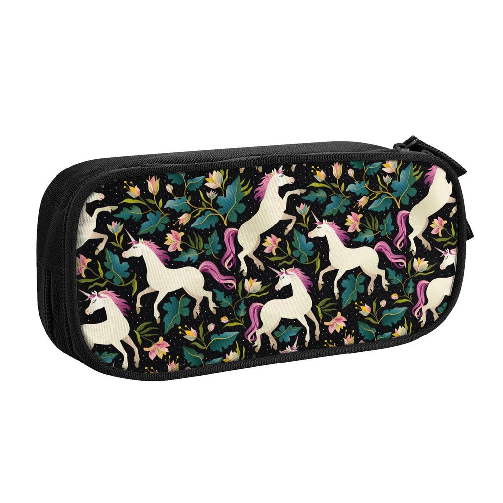 Unicorn Pencil Cases Cute Pen Holder Bags for Student School Supplies Zipper Pencilcases