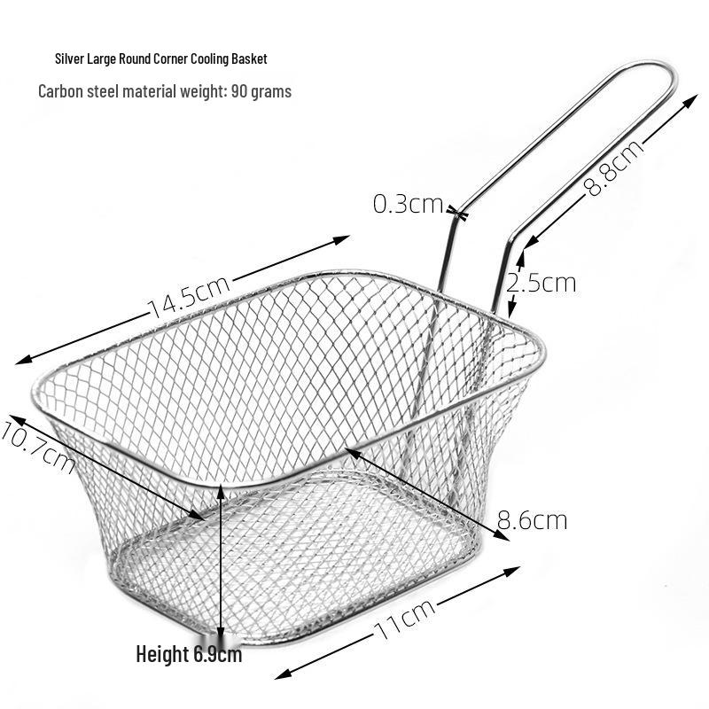 Kreativní talíř na ovoce a košík na hranolky ve tvaru lodičky, chladicí mřížka