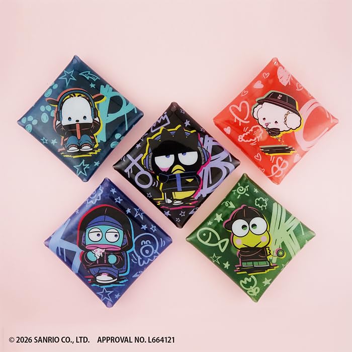 Confect Sanrio Characters Solid Cool Toy Set of F-toys & Multi-Case Gum/Candy [BOX 10] (Complete Set)