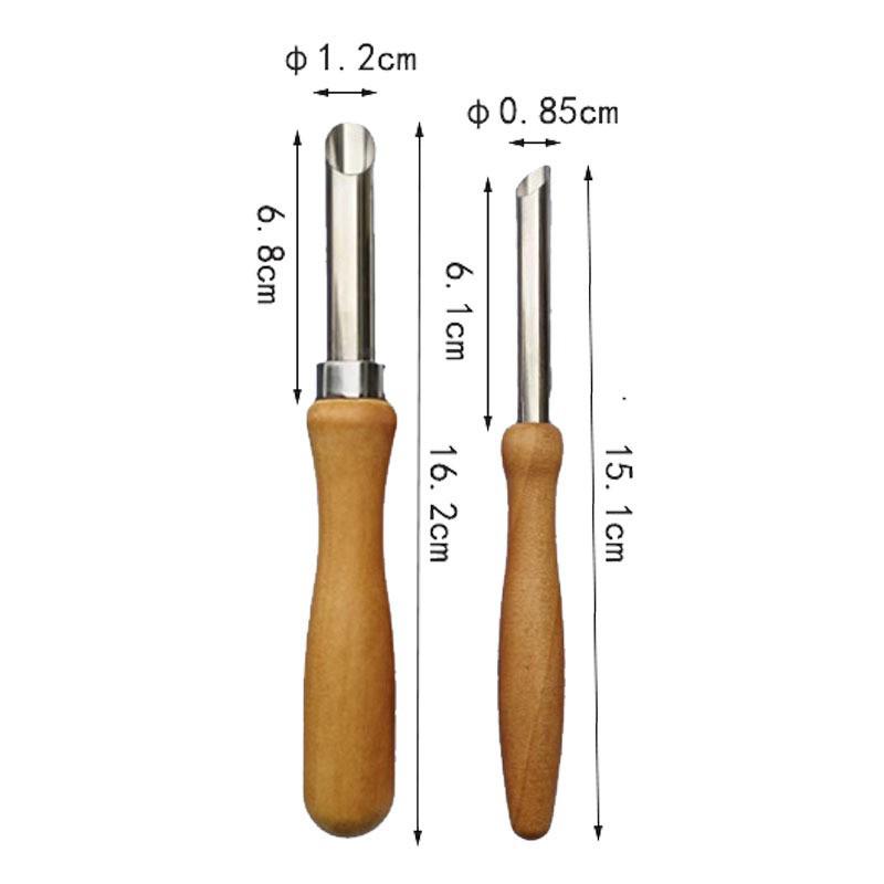 Pottery Clay Tool Kit - 5-Piece Set for Sculpting, Trimming, and Modeling
