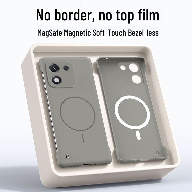 Honor X70i Ultradünne rahmenlose magnetische Hülle - High-End Anti-Drop Halb-Pack Schutzhülle