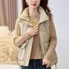 Fashion Winter Women's Warm Vest Hooded Thick Casual Sleeveless Jackets Woman Short Coats