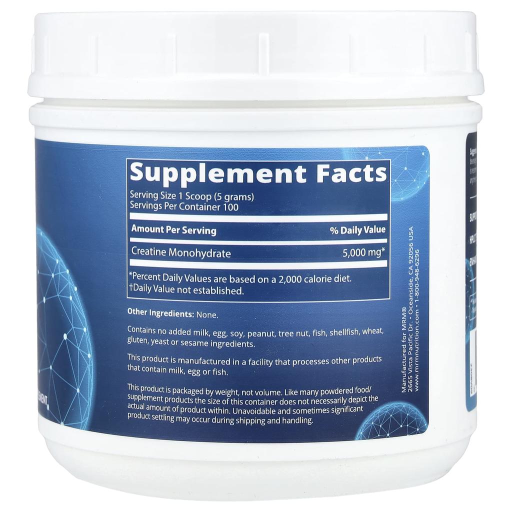 Creatine Monohydrate 500, 500G(1.1Lbs)