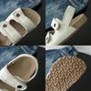 Kids Buckle Sandals Girls Boys Open-Toe Casual Beach Shoes Soft Sole Round Toe Adjustable Strap