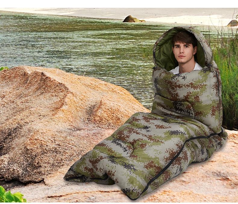 Emergency Relief Sleeping Bag - Thickened, Warm, Portable for Adults, Spring/Autumn Use