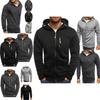 Men's Winter Hoodies Slim Fit Hooded Sweatshirt With Soft Warm Material Jacket