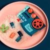 Automatic Laying Domino Train Sound Light Electric Train Intelligent Children Toy  Kids Puzzle