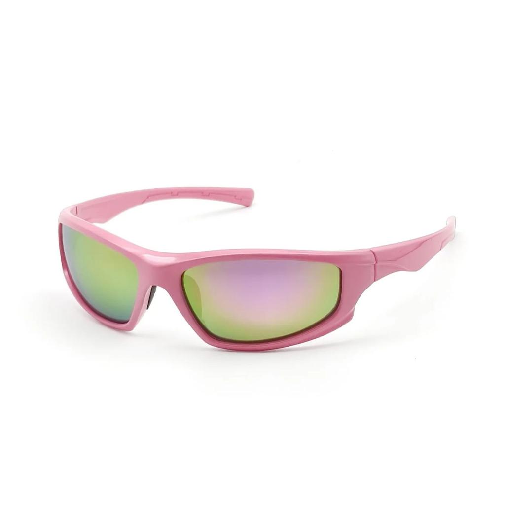 2 szt. Damskie Różowe Okulary Moda Retro Y2K Odpowiednie do Neutralnych Sportów Outdoorowych Okulary Uliczne Codzienny Rekreacja Imprezy Powrót Do
