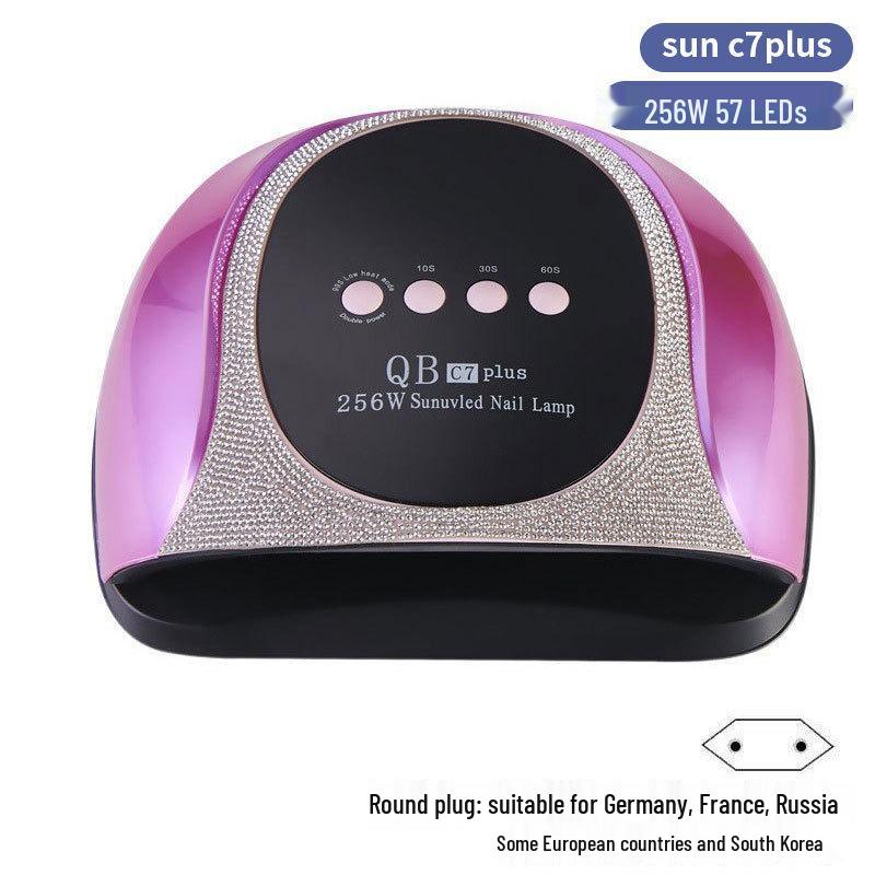 256W High Power UV/LED Dual Light Nail Curing Lamp