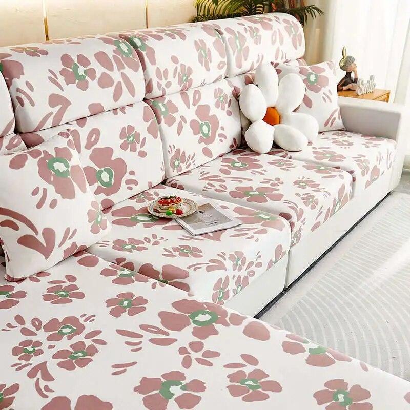 

Диван-матрас с пасторальным мультяшным принтом, 1/2/3/4-местный угловой диван, подушка, чехлы, защита для домашней мебели Backrest Cover S