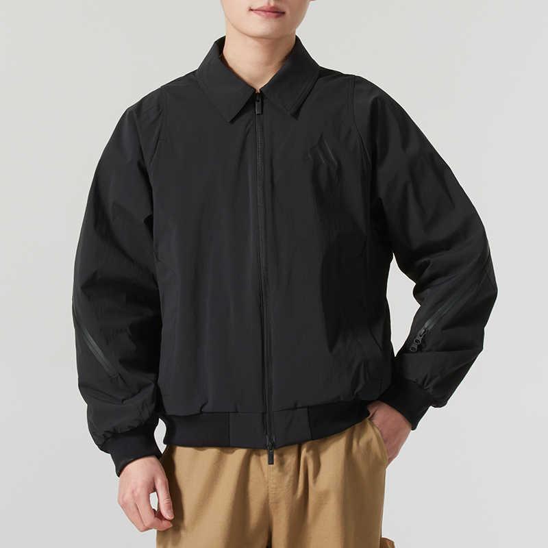 Adidas CNY Jackets Men's Black Lapel Moderate Pilot JZ4192
