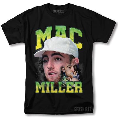 Koszula Mac Miller Koszulka Promocyjna z Trasy Koncertowej Koszulka Graphic Design Vntg