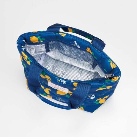 Skater Lisa and Gaspard Lemon Antibacterial Dishwasher Safe Soft Lunch Box with 530ml Lunch Chopsticks and Chopstick Case Quilted Tote Lisa and