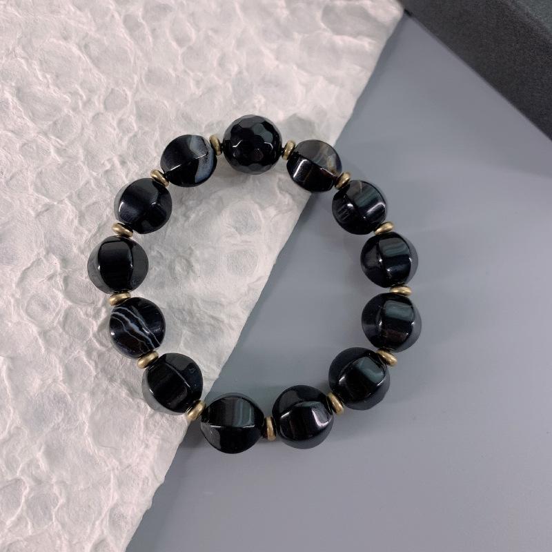 JYL TS Bracelet  Bagua Style Brings Balance & Harmony Luck Diamond agate чай зеленый