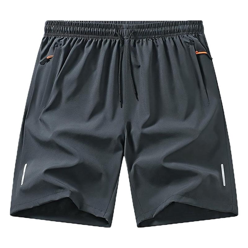 Men s Quick-Dry Casual Shorts Summer Lightweight Shorts Loose-Fit Athletic Beach Shorts 2XL
