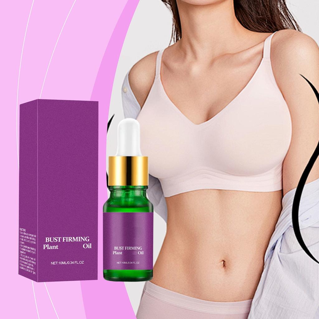 1pcs Breast Firming Natural Serum Oil Natural Breast Enhancement Oil Natural Curves Breast Enhancement Breast Nourishing Massage Oil 10ml