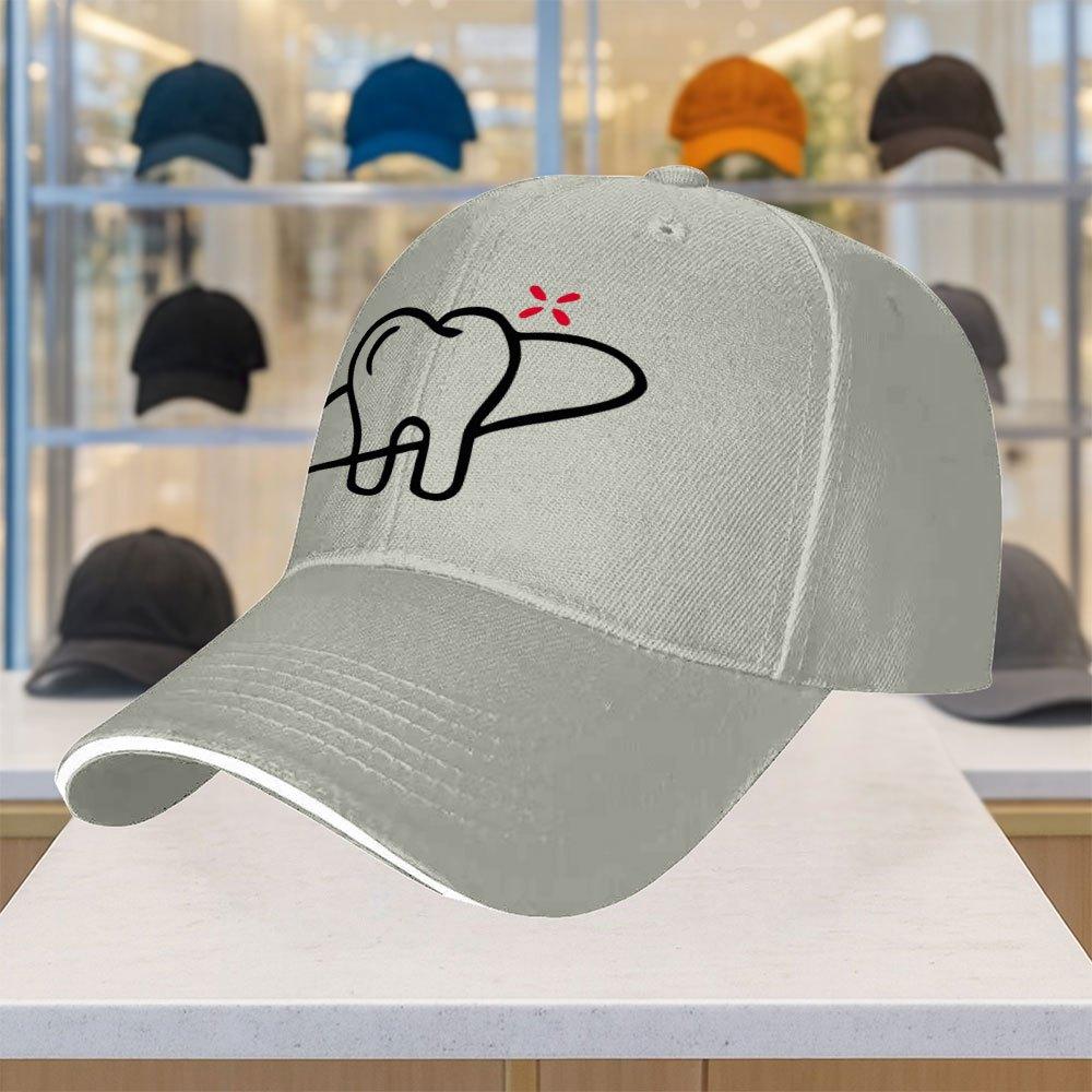 Tooth Pain Relief Dentist Graphic Baseball Cap Polyester Lightweight Adjustable Snapback Hat for Men Women Outdoor