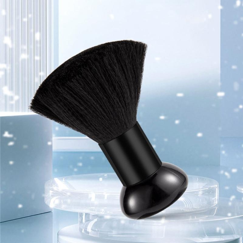 Nackenwedelbürste, Professionelle Nackenreinigungsbürste Haarschnitt Friseurwedel Haarschneidebürste Große Haarfegbürste
