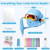 Robot Drawing Machine for Kids Painting Learning Educational Creativity Toy with 100 Cards Arts Crafts Toy Drawing Robot